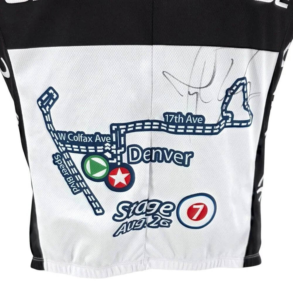 Pearl Izumi Mens Small Cycling Jersey USA Pro Challenge 2012 Colorado  *Autograp